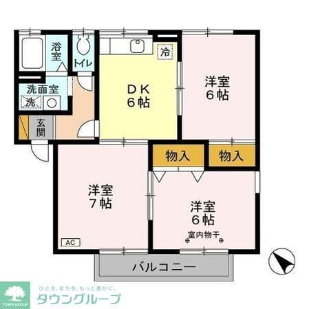 ロイヤル・スクエア Aの物件間取画像